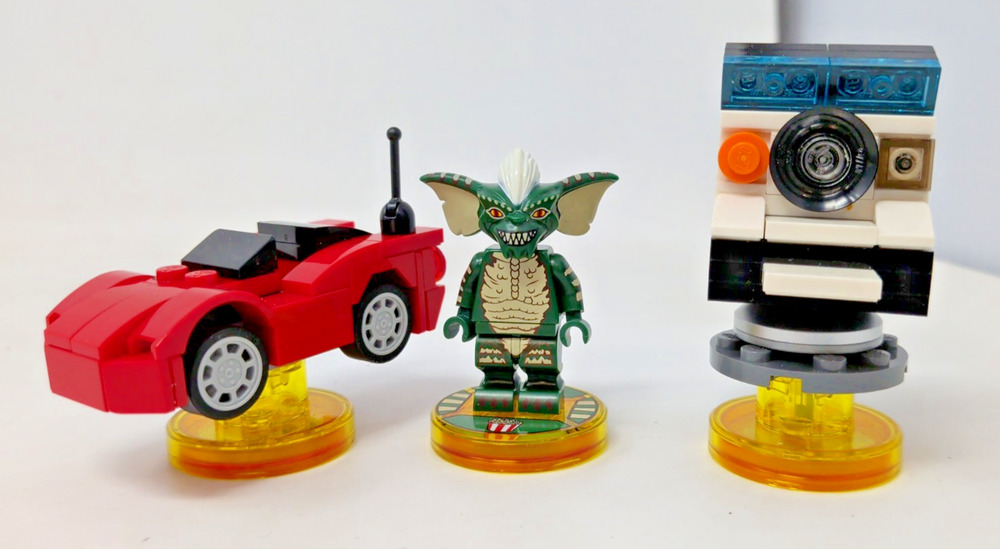 Lego Dimensions Gremlins Stripe Minifigure W/ Base 71256 RC Racer Polaroid